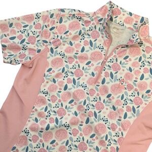 Riding Sport Dover Saddlery Airflow 1/4 Zip Print Short Sleeve Riding Shirt- SML